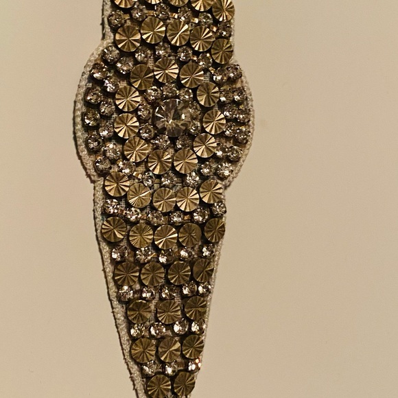 Blue ruby boho rhinestone head band - Picture 1 of 4